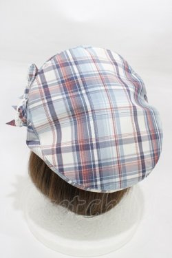 画像2: virally / 星名桜子 チェックベレー  ブルー H-26-01-14-1003-0-AC-NS-ZH