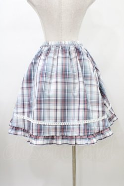 画像2: virally / 星名桜子 チェックスカート M ブルー H-26-01-14-1033-0-SK-NS-ZH