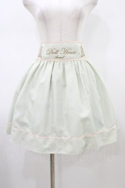 画像1: Amavel / ウエスト刺繍入り ストライプ柄サリバンスカート Free グリーン H-26-01-14-1034-CA-SK-NS-ZH