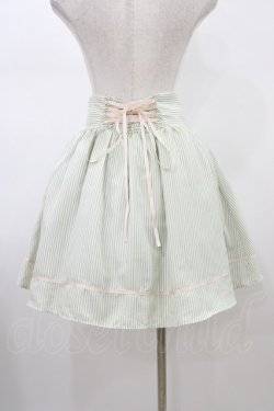 画像2: Amavel / ウエスト刺繍入り ストライプ柄サリバンスカート Free グリーン H-26-01-14-1034-CA-SK-NS-ZH