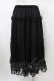 画像2: m petit by misako / サテンキリカエペチスカート L ブラック H-26-01-14-1036-LO-SK-NS-ZH (2)