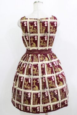 画像3: Jane Marple / Royal Stampのスクエアドレス  ボルドー H-26-01-14-004-JM-OP-KB-ZH