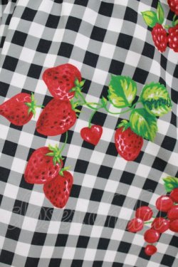 画像4: MILK / Red Gardenキュロット  ブラックギンガムBerry H-26-01-14-050-ML-PA-KB-ZH