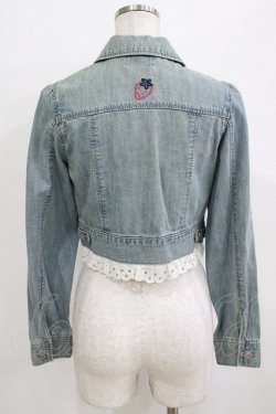 画像3: Shirley Temple / レース付デニムジャケット 160 ブルー H-26-01-14-051-ET-JA-KB-ZH