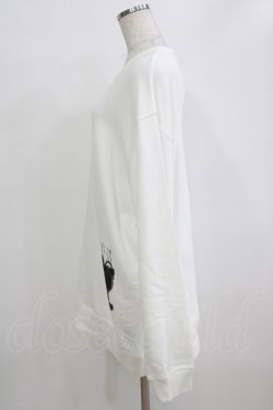 画像2: NieR CLOTHING / プリントSWEAT  2XL 白 H-26-01-14-053-PU-TO-KB-ZH