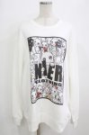 画像1: NieR CLOTHING / プリントSWEAT  2XL 白 H-26-01-14-054-PU-TO-KB-ZH (1)