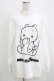 画像1: NieR CLOTHING / プリントSWEAT  2XL 白 H-26-01-14-056-PU-TO-KB-ZH (1)