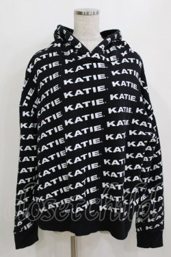 画像1: Katie / KATIE LOGO FAB BIG HOODIE  黒 H-26-01-14-059-LO-TO-KB-ZH