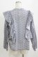 画像3: Jane Marple Dans Le Salon / Noon shoulder frill blouse  blue grey H-26-01-14-062-JM-BL-KB-ZH (3)
