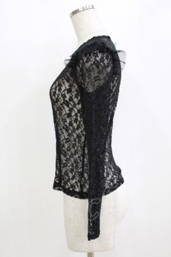 画像2: MILK / アイスフラッペブラウス  ブラック（無地） H-26-01-14-063-ML-BL-KB-ZH