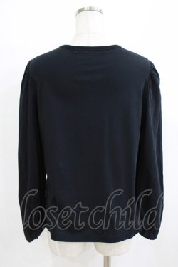 画像3: Jane Marple Dans Le Salon / Puffy sleeve pullover  ネイビー H-26-01-14-065-JM-TO-KB-ZH