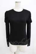 Jane Marple / パフロングスリーブカットソー  黒 H-26-01-14-066-JM-TO-KB-ZH