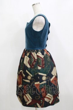 画像2: Jane Marple / Bookジャンパースカート  ブルー H-26-01-14-006-JM-OP-KB-ZH