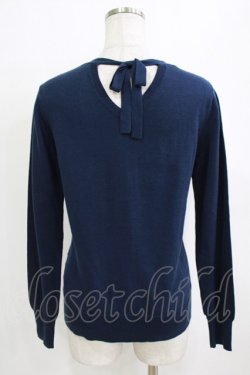 画像3: Jane Marple / バックリボンカーディガン  ネイビー H-26-01-14-072-JM-TO-KB-ZH