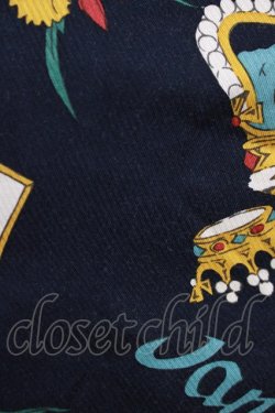 画像5: Jane Marple / エンブレム別珍切替ジャンパースカート  ブラック H-26-01-14-007-JM-OP-KB-ZH