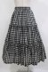 画像3: Jane Marple / シャーリングチェックティアードスカート  ブラック H-26-01-14-011-JM-SK-KB-ZH (3)
