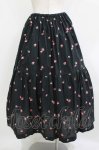 画像3: Jane Marple / Very berries embroideryスカート  ブラック H-26-01-14-012-JM-SK-KB-ZH (3)