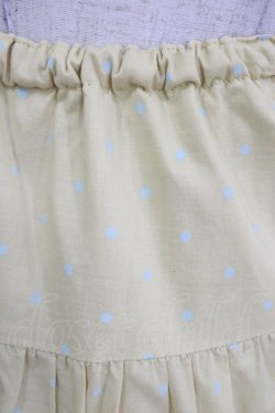 画像4: Jane Marple / フレンチドットティアードスカート  french mustard×sax H-26-01-14-015-JM-SK-KB-ZH
