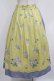 画像3: Jane Marple / Miss Daisyのタックスカート  イエロー×ラベンダー H-26-01-14-016-JM-SK-KB-ZH (3)