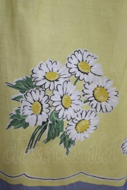 画像4: Jane Marple / Miss Daisyのタックスカート  イエロー×ラベンダー H-26-01-14-016-JM-SK-KB-ZH