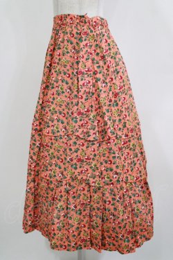 画像2: Jane Marple / リバティスカラップスカート  オレンジ H-26-01-14-017-JM-SK-KB-ZH