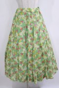 Jane Marple Dans Le Salon / Granny's ribbonのゴアードスカート  グリーン H-26-01-14-018-JM-SK-KB-ZH