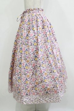 画像2: Jane Marple Dans Le Salon / Gouache gardenフラッフィースカート  ピンク×ピンク H-26-01-14-019-JM-SK-KB-ZH