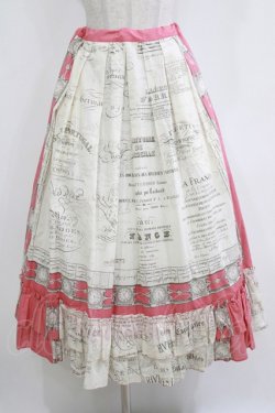 画像1: Jane Marple Dans Le Salon / Bon voyageペザントスカート  ローズ H-26-01-14-021-JM-SK-KB-ZH