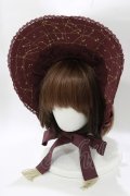 Angelic Pretty / メルカトル骨董品店ボンネット  ボルドー H-26-01-15-040-AP-AC-NS-ZH