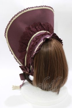 画像2: Angelic Pretty / メルカトル骨董品店ボンネット  ボルドー H-26-01-15-040-AP-AC-NS-ZH