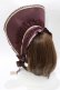 画像2: Angelic Pretty / メルカトル骨董品店ボンネット  ボルドー H-26-01-15-040-AP-AC-NS-ZH (2)