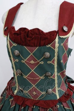 画像4: metamorphose / 主の書斎バッスルジャンパースカート Free グリーン H-26-01-15-041-ME-OP-NS-ZH