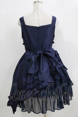 画像3: ALICE and the PIRATES / ギャザーシフォンジャンパースカート Free ネイビー H-26-01-15-043-PA-OP-NS-ZH