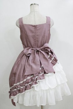 画像3: ALICE and the PIRATES / ギャザーシフォンジャンパースカート Free アッシュローズ H-26-01-15-046-PA-OP-NS-ZH