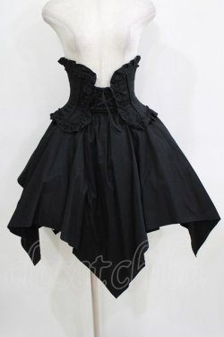 画像1: ALICE and the PIRATES / アビルダコルセットスカート Free ブラック H-26-01-15-049-PA-SK-NS-ZH