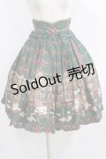 metamorphose / 主の書斎ハイウエストスカート Free グリーン H-26-01-15-050-ME-SK-NS-ZH