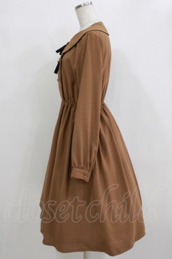 画像2: Fi.n.t / リボンタイ付きダブル釦ワンピース Free  H-26-01-15-051-CA-OP-NS-ZH