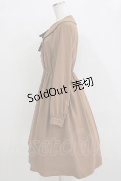 画像2: Fi.n.t / リボンタイ付きダブル釦ワンピース Free  H-26-01-15-051-CA-OP-NS-ZH