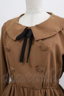 画像4: Fi.n.t / リボンタイ付きダブル釦ワンピース Free  H-26-01-15-051-CA-OP-NS-ZH