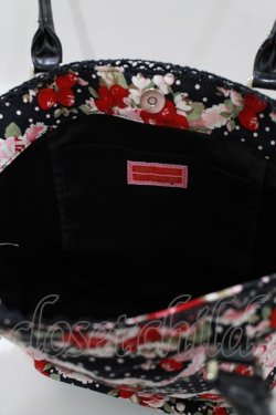 画像3: BABY,THE STARS SHINE BRIGHT / シュガーブーケ柄バケツ型バッグ  ブラック H-26-01-15-003-BA-BG-NS-ZH