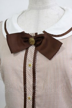 画像4: Amavel / ストライプワンピース Free ブラウン H-26-01-15-053-CA-OP-NS-ZH