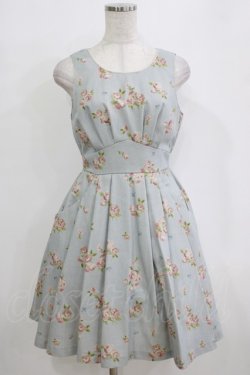 画像1: Secret Honey / 花柄ワンピース Free ブルー H-26-01-15-054-CA-OP-NS-ZH