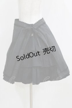 画像2: ALICE and the PIRATES / ストライプ・フリルサンドスカート Free ブラック H-26-01-15-056-PA-SK-NS-ZH