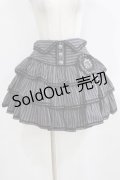 Angelic Pretty / ヴィンテージストライプスカート Free グレー H-26-01-15-061-AP-SK-NS-ZH