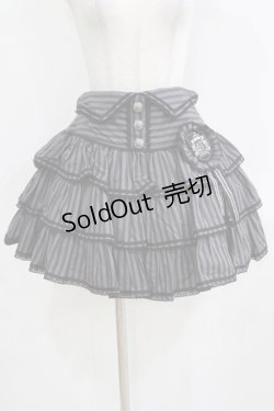 画像1: Angelic Pretty / ヴィンテージストライプスカート Free グレー H-26-01-15-061-AP-SK-NS-ZH