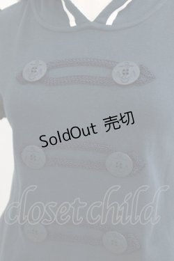 画像4: Angelic Pretty / 半袖 Marching girl カットワンピース Free ネイビー H-26-01-15-064-AP-OP-NS-ZH