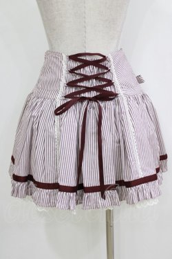 画像3: Angelic Pretty / ブリジットストライプスカート Free ボルドー H-26-01-15-066-AP-SK-NS-ZH