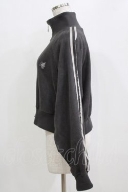 画像2: axes femme / カットスエードトラックジャケット Free チャコール H-26-01-15-067-AX-JA-NS-ZH