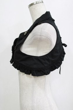 画像2: ALICE and the PIRATES / アビルダショートベスト Free ブラック H-26-01-15-069-PA-TO-NS-ZH