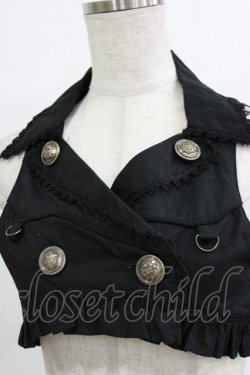 画像4: ALICE and the PIRATES / アビルダショートベスト Free ブラック H-26-01-15-069-PA-TO-NS-ZH